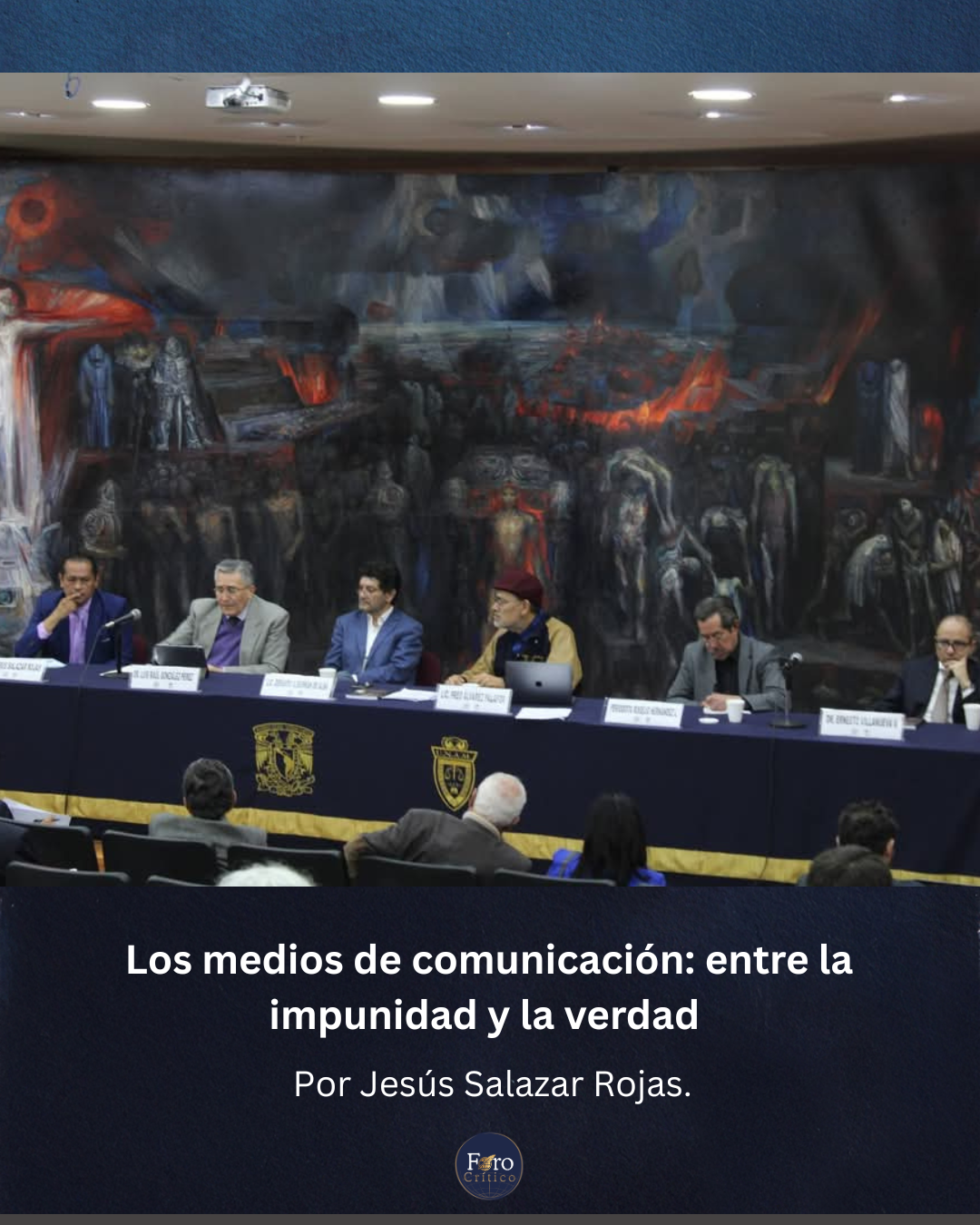 PONENCIA: “Los medios de comunicación: entre la impunidad y la verdad”