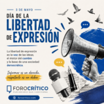 Feliz día de la libertad de Expresión.